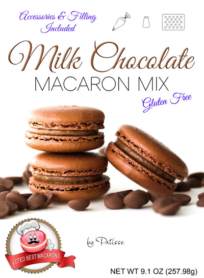 Milk Chocolate Macaron Mix Kit
